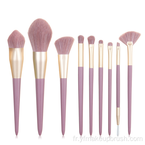 Nouveau produit 9 Pinceau de maquillage de patate doux violet